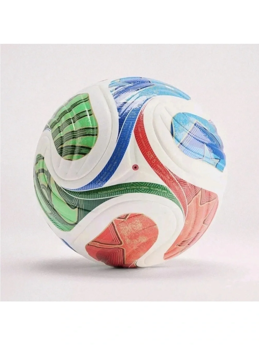adidas Trionda Pro Soccer Ball - White Green Blue Red